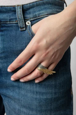 Zadig & Voltaire Bijoux^Bague Rock Feather Deployez Vos Ailes