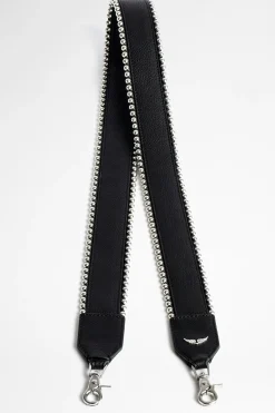 Zadig & Voltaire Sangles Et Accessoires^Bandoulière Passepoilee A Clous