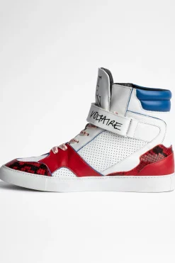 Zadig & Voltaire Chaussures^Baskets En Metal A Flash Eleve Zv1747