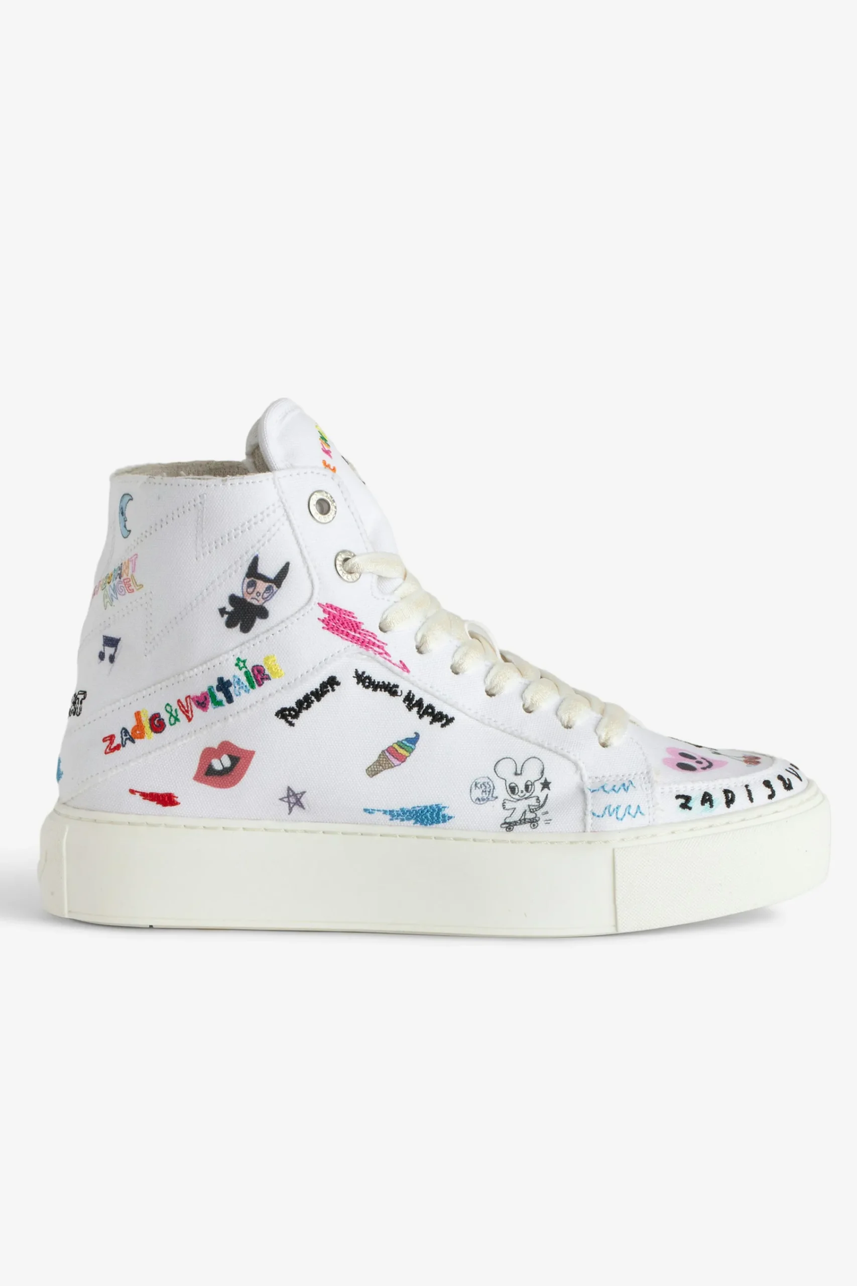 Zadig & Voltaire Formateurs^Baskets Montantes Epaisses High Flash Zv1747