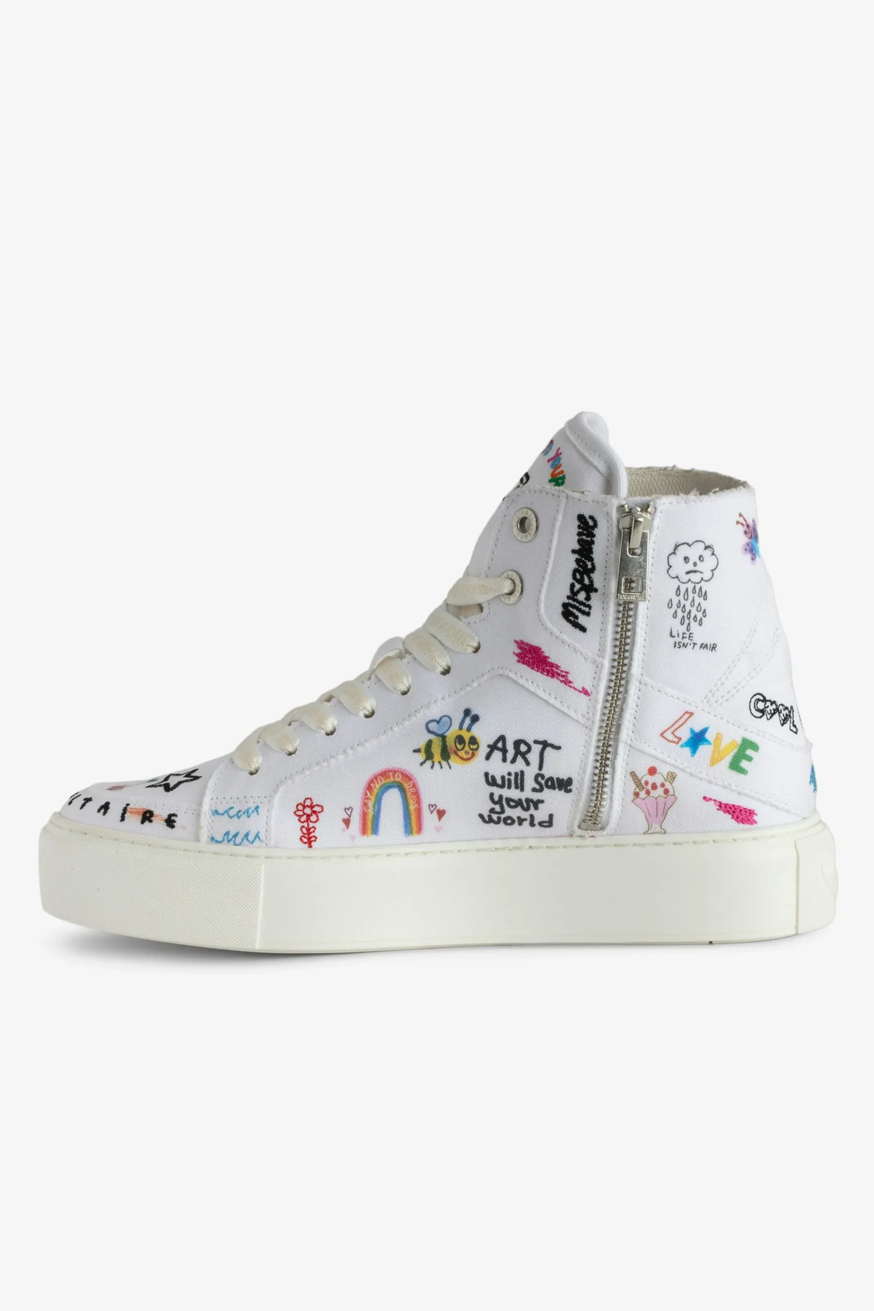 Zadig & Voltaire Formateurs^Baskets Montantes Epaisses High Flash Zv1747