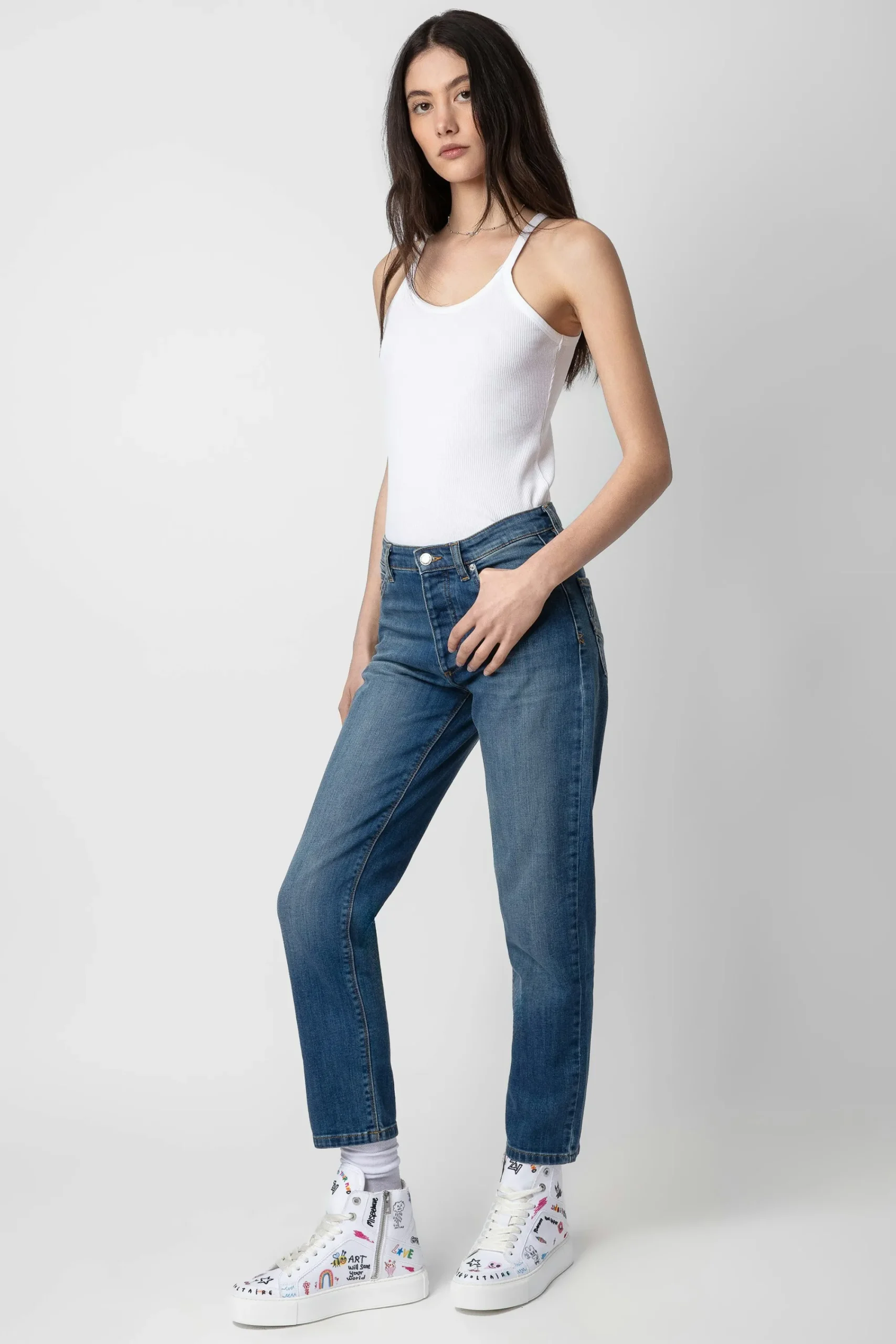 Zadig & Voltaire Formateurs^Baskets Montantes Epaisses High Flash Zv1747