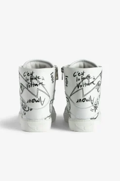 Zadig & Voltaire Formateurs^Baskets Montantes Zv1747 High Flash