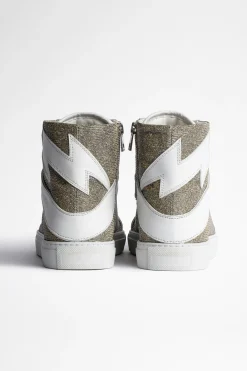 Zadig & Voltaire Formateurs^Baskets Montantes Zv1747 High Flash