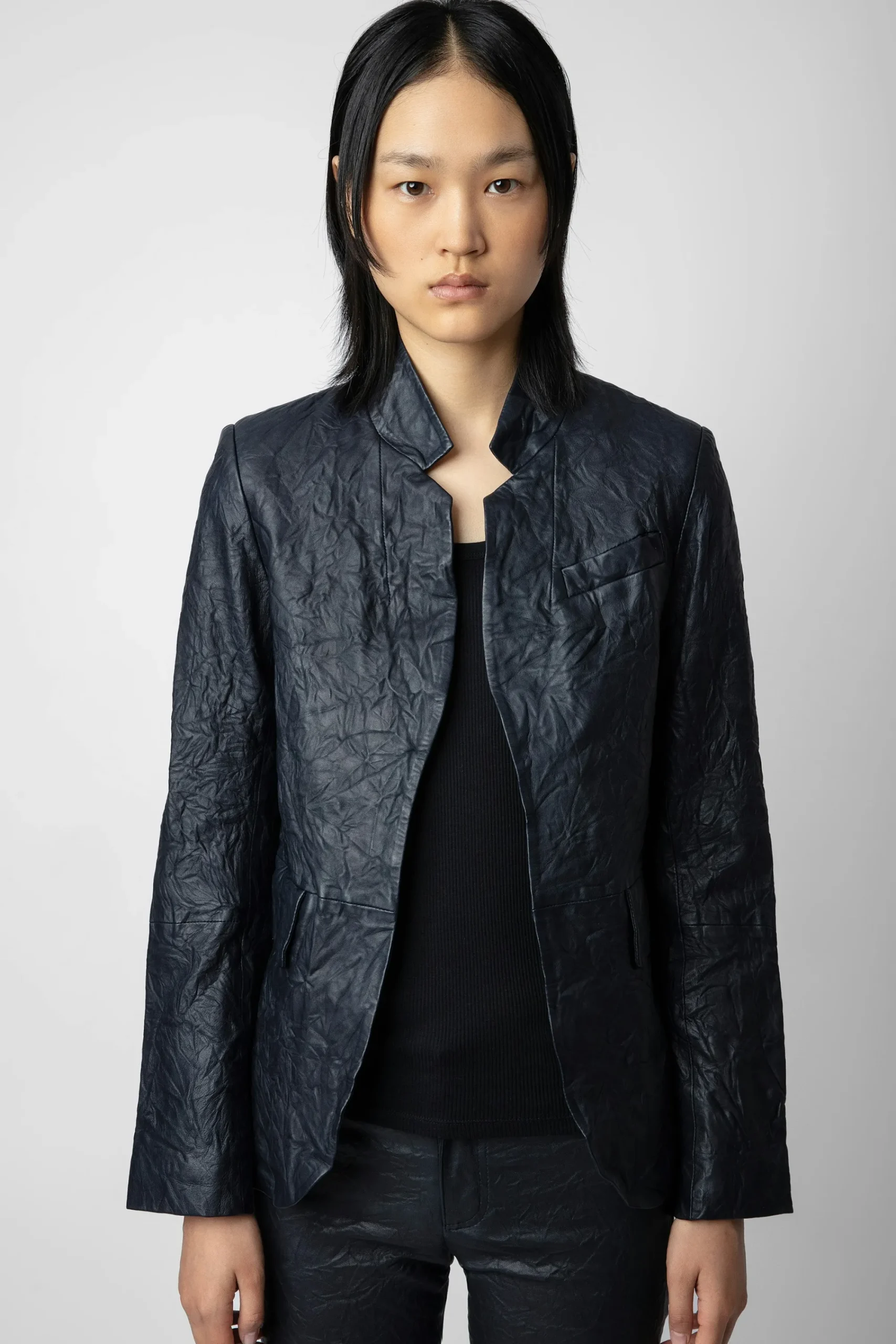 Zadig & Voltaire Costumes^Blazer En Cuir Tres Froisse