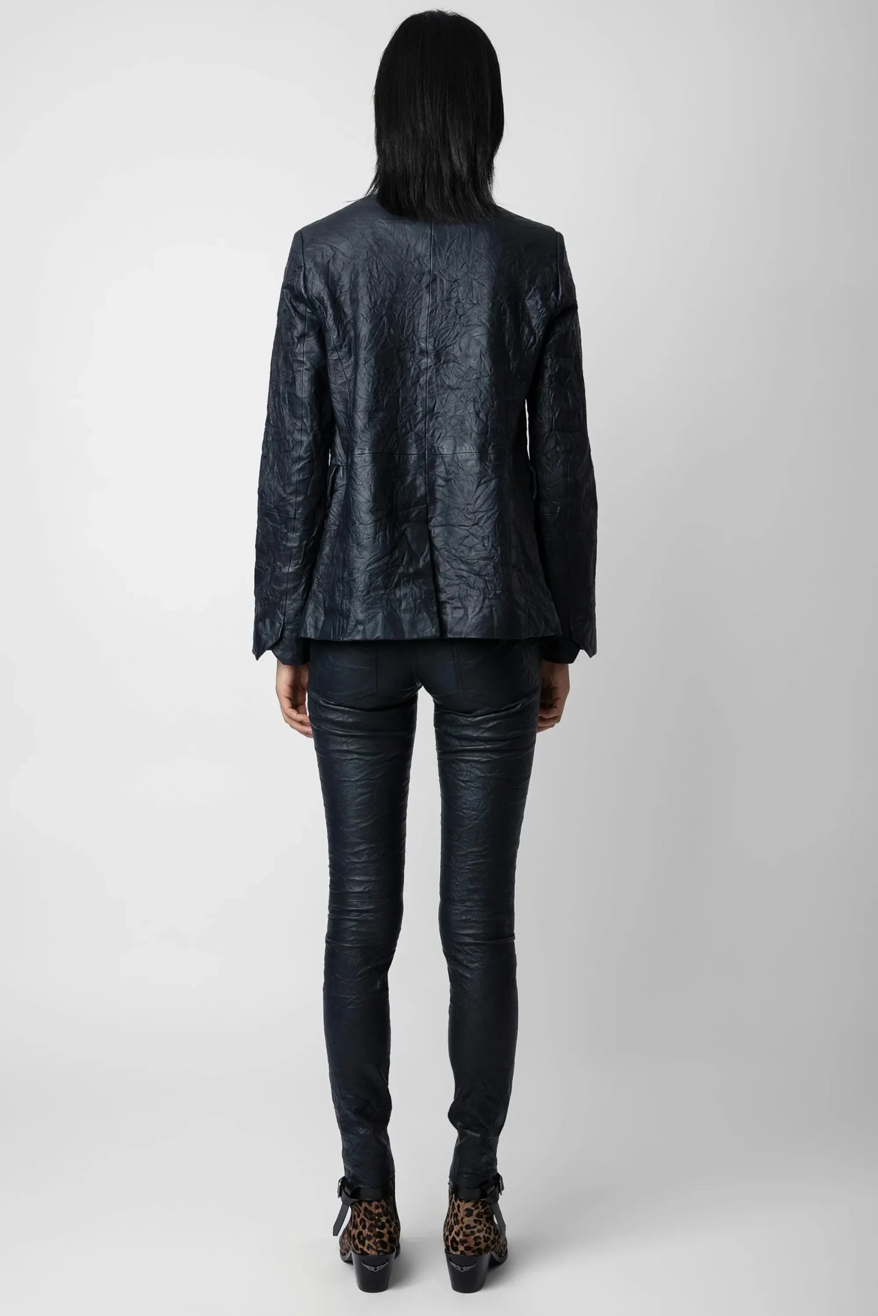 Zadig & Voltaire Costumes^Blazer En Cuir Tres Froisse