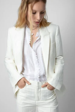 Zadig & Voltaire Vestes^Blazer En Lin Vow