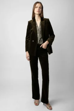 Zadig & Voltaire Vestes^Blazer En Velours Visko