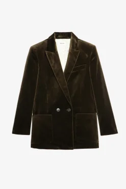 Zadig & Voltaire Vestes^Blazer En Velours Visko