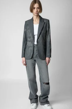 Zadig & Voltaire Vestes^Blazer Venus Strass