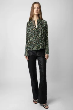 Zadig & Voltaire Chemises Et Hauts^Blouse Taika En Soie A Strass