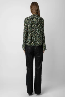 Zadig & Voltaire Chemises Et Hauts^Blouse Taika En Soie A Strass