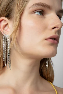Zadig & Voltaire Bijoux^Boucles D'Oreilles Couleur Roche