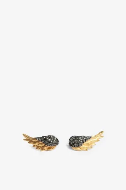 Zadig & Voltaire Bijoux^Boucles D'Oreilles Plumes De Roche