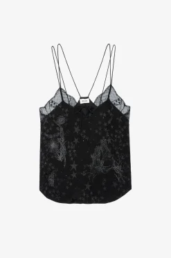 Zadig & Voltaire Chemises Et Hauts^Caraco Capela En Soie A Strass