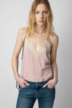 Zadig & Voltaire Chemises Et Hauts^Caraco Christy En Soie Jacquard