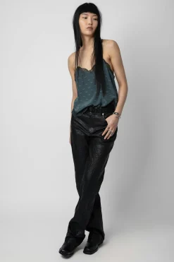 Zadig & Voltaire Chemises Et Hauts^Caraco En Jacquard De Soie Claudy