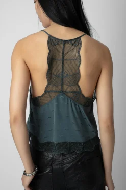 Zadig & Voltaire Chemises Et Hauts^Caraco En Jacquard De Soie Claudy