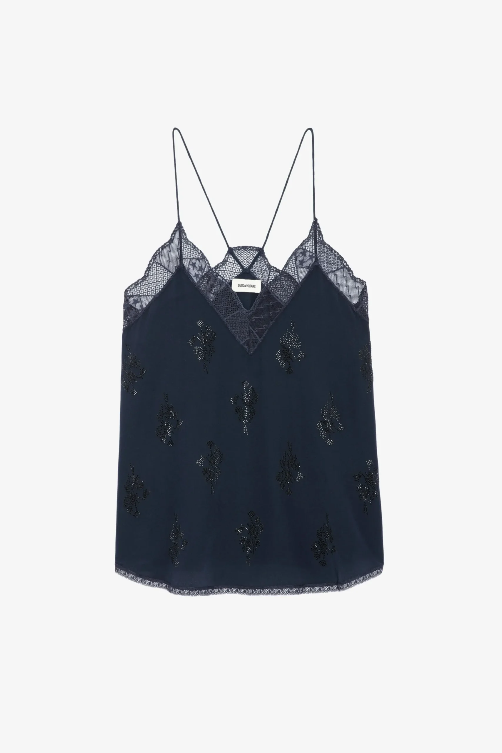 Zadig & Voltaire Chemises Et Hauts^Caraco En Soie A Strass Christy