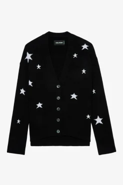 Zadig & Voltaire Pulls Et Gilets^Cardigan En Cachemire Etoiles Mirka