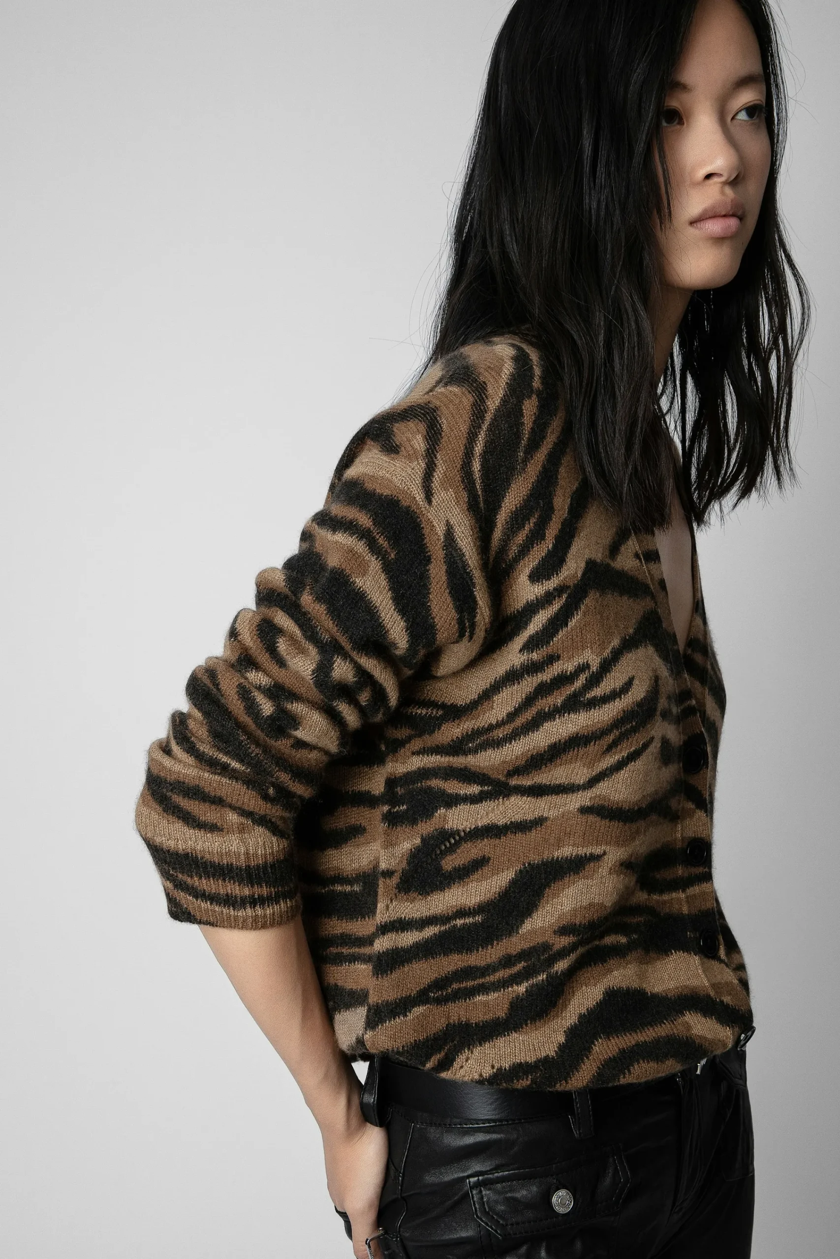 Zadig & Voltaire Pulls Et Gilets^Cardigan En Cachemire Mirka Tigre