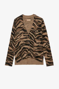 Zadig & Voltaire Pulls Et Gilets^Cardigan En Cachemire Mirka Tigre