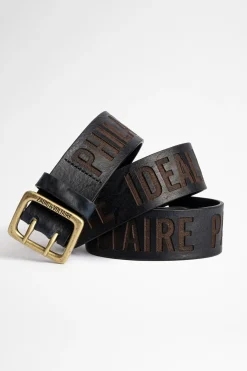 Zadig & Voltaire Ceintures^Ceinture A Timbre Buckley