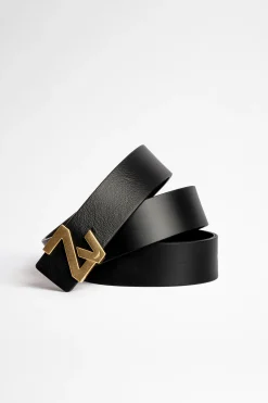Zadig & Voltaire Ceintures^Ceinture La Mini Ceinture Zv Initiale