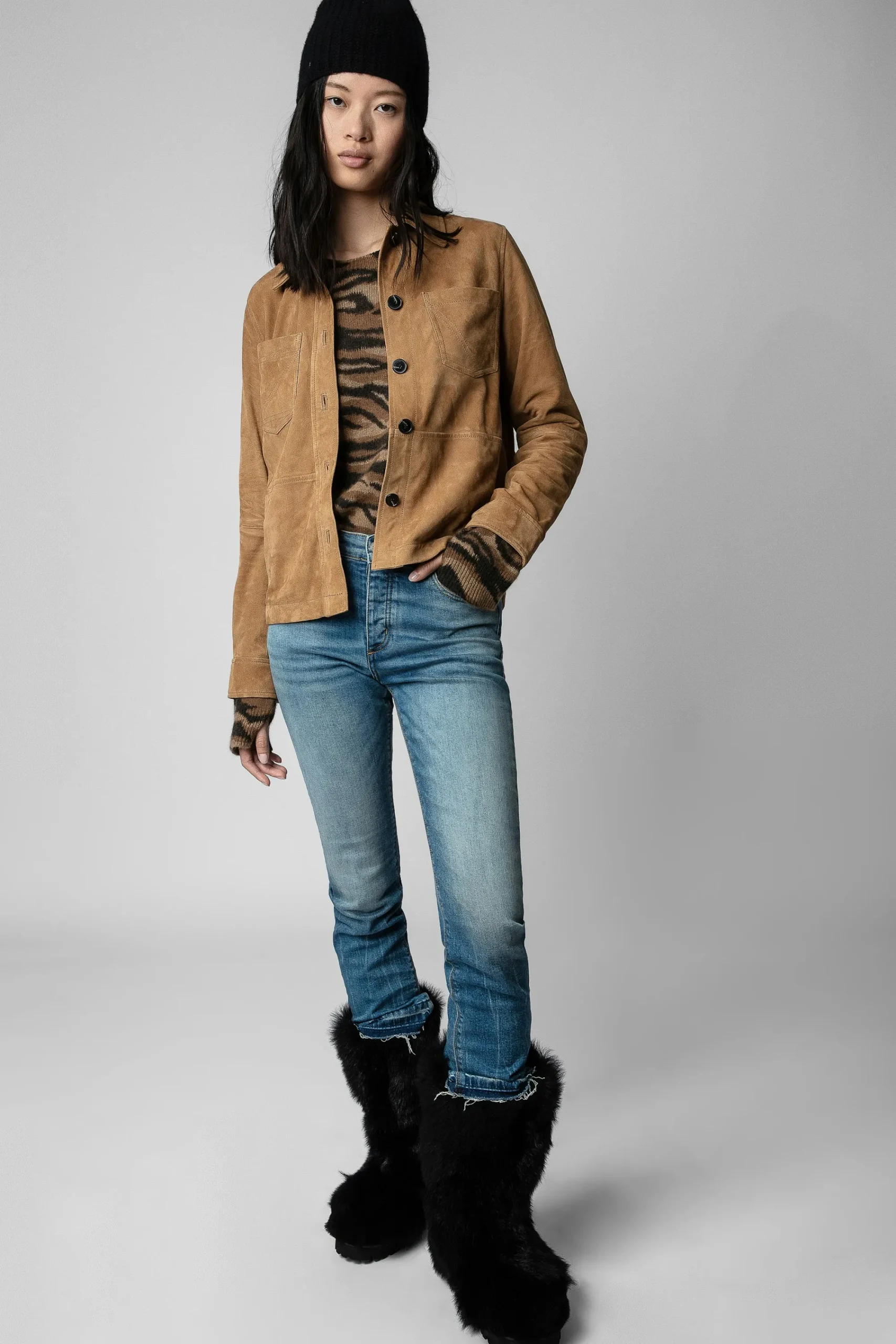 Zadig & Voltaire Manteaux Et Vestes^Chemise En Daim Toi