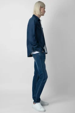 Zadig & Voltaire Chemises^Chemise En Jean Stan Skull