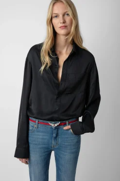 Zadig & Voltaire Unisexe^Chemise En Satin Tyrone