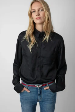 Zadig & Voltaire Unisexe^Chemise En Satin Tyrone