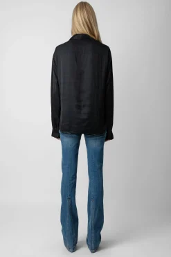 Zadig & Voltaire Unisexe^Chemise En Satin Tyrone