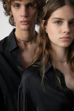 Zadig & Voltaire Unisexe^Chemise En Satin Tyrone