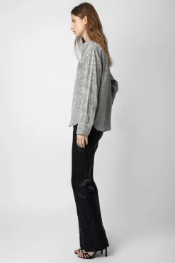 Zadig & Voltaire Chemises Et Hauts^Chemise En Soie Jacquard Morning