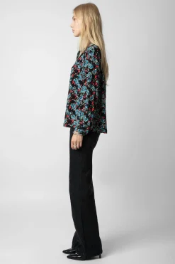 Zadig & Voltaire Chemises Et Hauts^Chemise En Soie Tchin Thunder