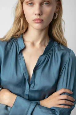 Zadig & Voltaire Chemises Et Hauts^Chemisier En Satin Tink