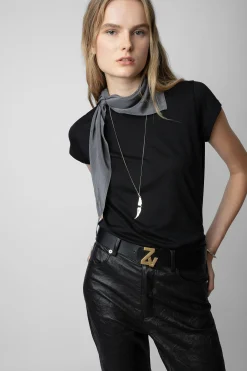 Zadig & Voltaire Echarpes^Echarpe En Soie Bandy