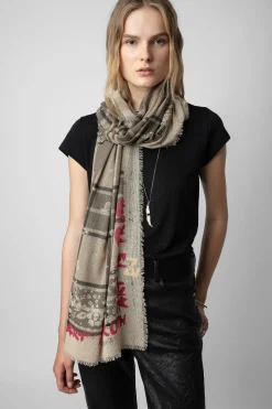 Zadig & Voltaire Echarpes^Echarpe Longue En Cachemire Delta