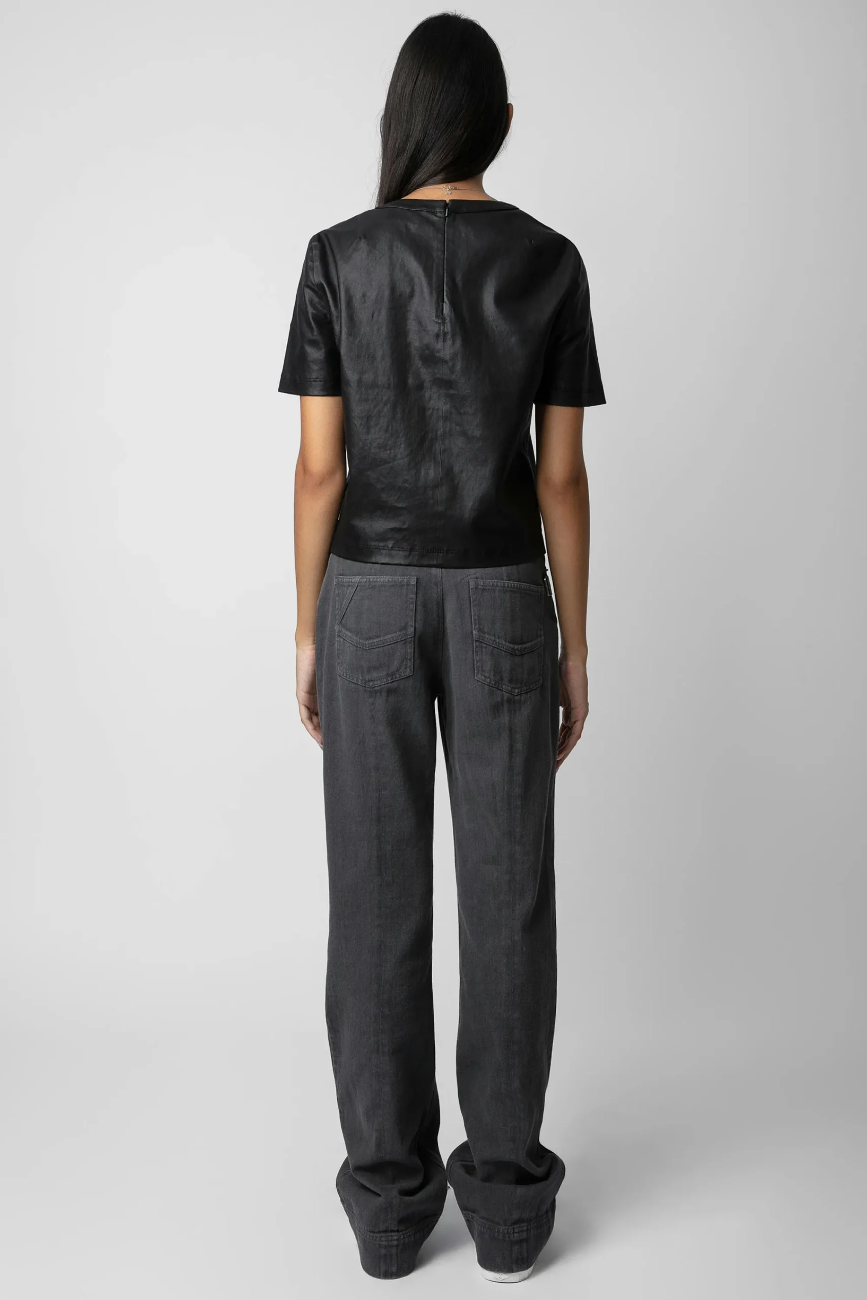 Zadig & Voltaire Chemises Et Hauts^Haut En Cuir Tas