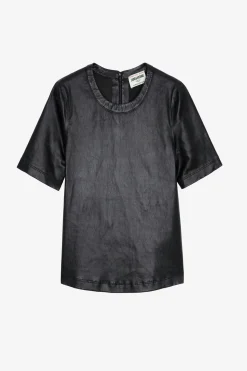 Zadig & Voltaire Chemises Et Hauts^Haut En Cuir Tas