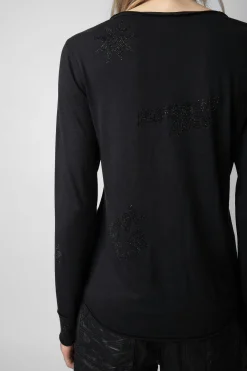 Zadig & Voltaire T-Shirts^Haut Henley A Strass