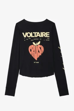 Zadig & Voltaire T-Shirts^Haut Henley Court Concert Crush