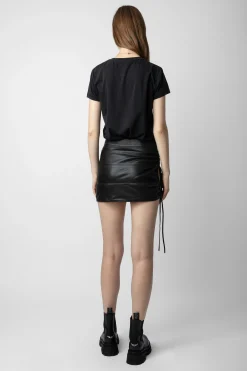 Zadig & Voltaire Robes Et Jupes^Jupe En Cuir Jylo