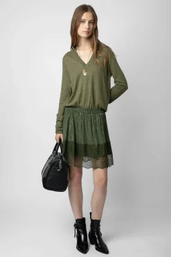 Zadig & Voltaire Robes Et Jupes^Jupe En Jacquard De Soie Jimy