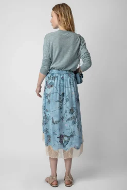 Zadig & Voltaire Robes Et Jupes^Jupe En Soie A Strass Joslin