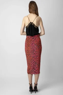 Zadig & Voltaire Robes Et Jupes^Jupe En Soie Leopard Jamelia