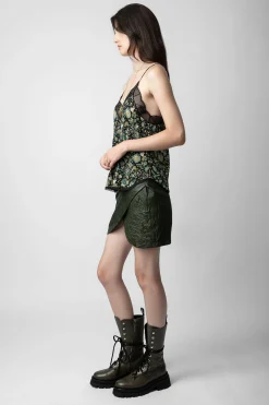 Zadig & Voltaire Robes Et Jupes^Jupe Julipe En Cuir Froisse