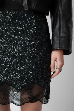 Zadig & Voltaire Robes Et Jupes^Jupe Justicias A Sequins
