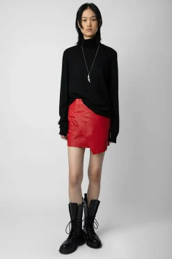 Zadig & Voltaire Robes Et Jupes^Jupe Motard En Cuir Junko